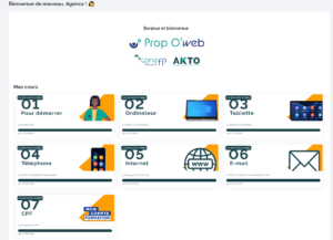La branche de la Propreté en partenariat avec AKTO lance Prop O’web, un nouvel outil pour lutter contre l’exclusion numérique des salariés 1