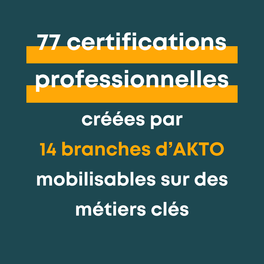 Résumé : Les certifications professionnelles :une réponse à la transformation de vos métiers