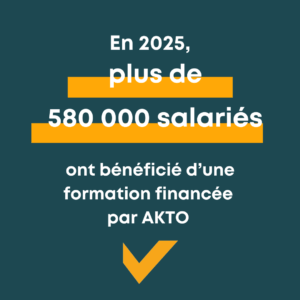Plus de 580 000 salariés formés grâce à AKTO en 2025
